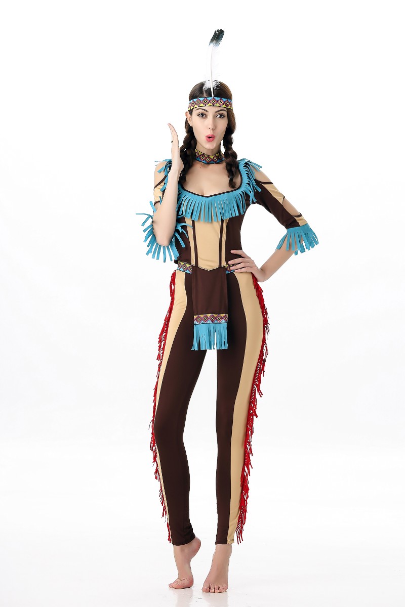 F1638 Womens Tribal Native American Costume
